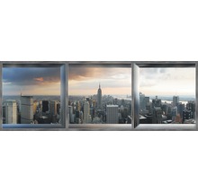 Imagine decorativă de perete cu o vedere a orașului New York în trei părți