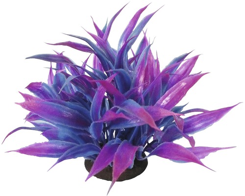 Plantă acvariu din plastic Nr. 29, 12 cm, lila