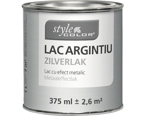 Lac cu efect metalic StyleColor argintiu 375 ml