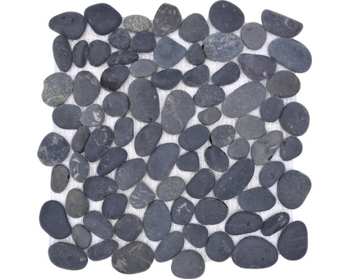 Mozaic pietre XKF 002M mix gri 31,5x31,5 cm Mozaic cu pietricele închise la culoare