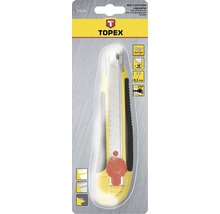 Cutter plastic Topex 18mm, șină metalică, incl. 1 lamă de tăiat, blocare cu șurub-thumb-5