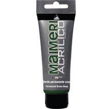 Vopsea Maimeri Acrilico, verde permanent închis, tub
