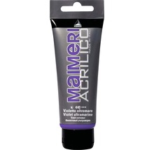 Tub de vopsea acrilică Maimeri violet ultramarin