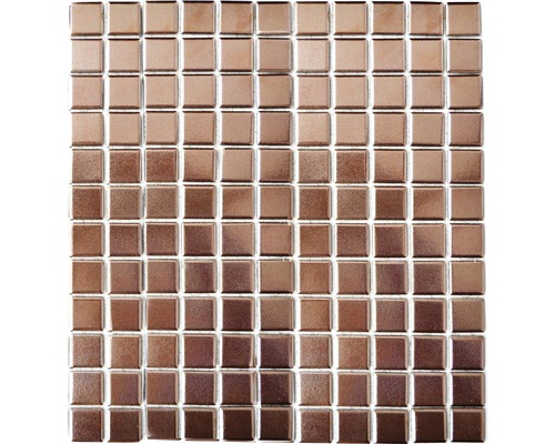 Mozaic ceramic MM Copper cupru 32,7x30,2 cm Placă de mozaic cu model pătrat