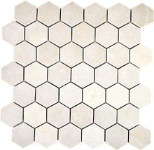 Placă de mozaic cu elemente hexagonale