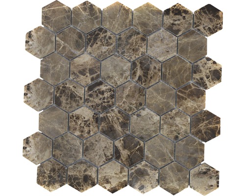 Mozaic marmură MOS HXN 2909 maro 29,8x30,5 cm