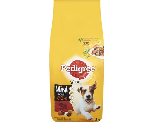 Hran uscat pentru c ini Pedigree Mini Adult cu vit i legume 12