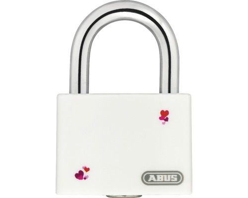 Lacăt cu inimioare și logo ABUS