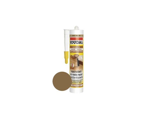 Chit pentru parchet SOUDAL stejar închis 280 ml Chit pentru parchet Soudal cu aplicator