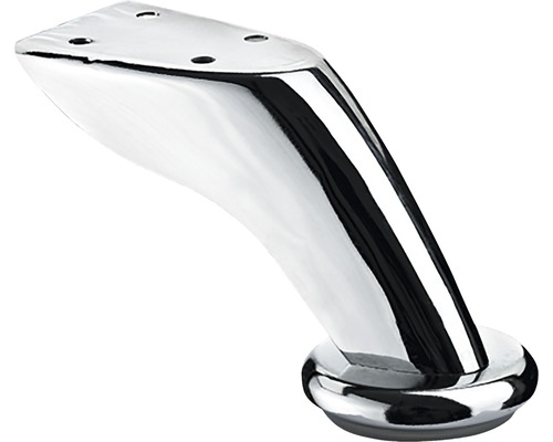 Picior de mobilă Hettich Bama 75 mm max. 50 kg oțel cromat Picior de mobilier din metal