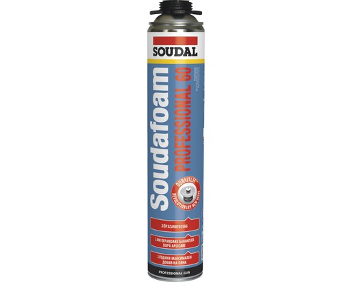 Spumă poliuretanică SOUDAL profesională 750 ml pentru pistol