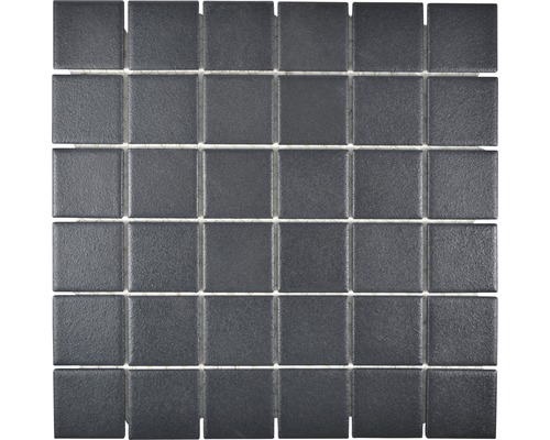 Mozaic piscină ceramic SAT 402 negru 30x30 cm