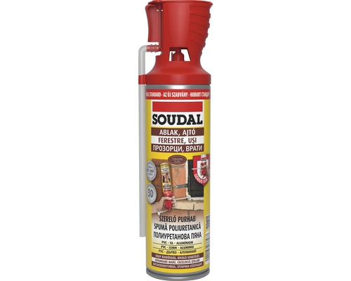 Spumă poliuretanică SOUDAL 500 ml manuală-0