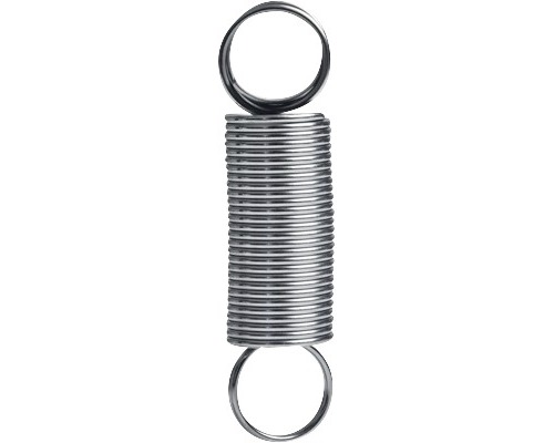 Arcuri de extensie Dresselhaus 12x60,2x1,8 mm oțel inox A2 Arc de tracțiune cu urechi