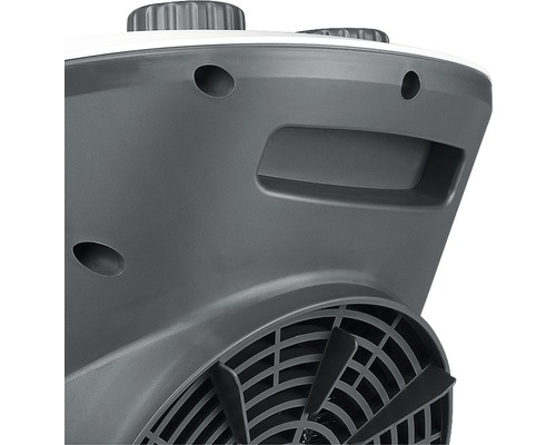 Imagine detaliată a unui radiator cu mâner de transport și ventilator