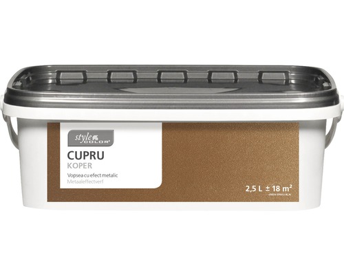 Vopsea cu efect metalic StyleColor cupru 2,5 l Vopsea cu efect metalic StyleColor cupru 2,5 l