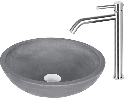 Chiuvetă de blat din piatră cu baterie