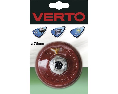 Disc abraziv din șmirghel VERTO cu diametrul de 75 milimetri