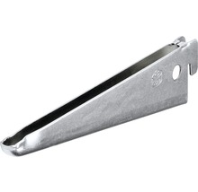 Suport dublu raft pe șină Dolle Double Slot 220mm, zincat, pentru rafturi modulare