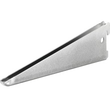 Suport dublu raft pe șină Dolle Double Slot 270mm, zincat, pentru rafturi modulare