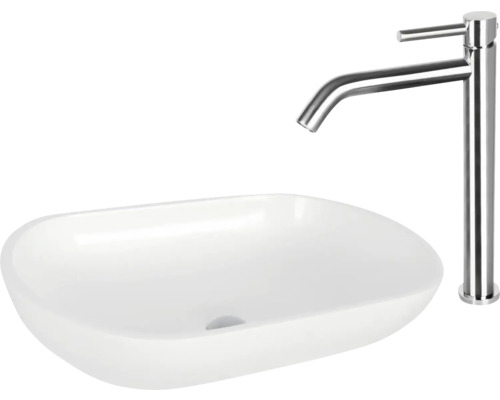 Chiuvetă și baterie pentru baie