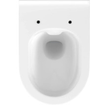 Vas WC suspendat Cersanit Crea oval Clean On, evacuare orizontală, fără capac-thumb-2