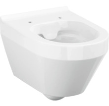 Vas WC suspendat Cersanit Crea oval Clean On, evacuare orizontală, fără capac-thumb-0