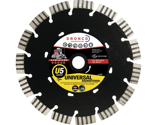 5分割のC Disc diamantat segmentat Dronco Evolution U5 speed | HORNBACH