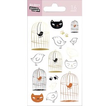 Ministickere Cats&Birds, 16 elemente-thumb-1