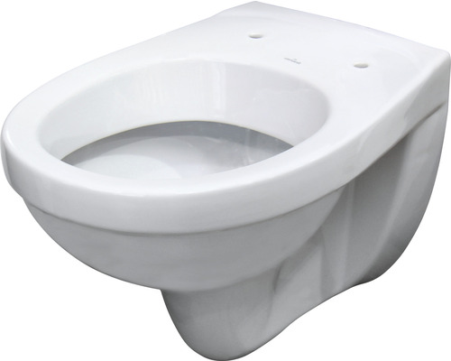 Vas WC suspendat Cersanit Delfi, evacuare orizontală, alb