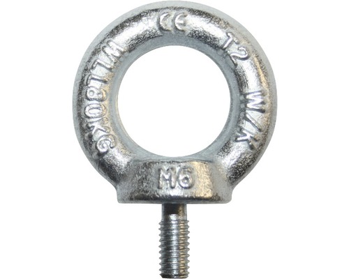 Șuruburi metrice cu inel de ridicare Dresselhaus M8 oțel zincat, 10 bucăți-0