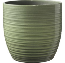 Ghiveci Soendgen Bergamo ceramică Ø 13 cm H 12 cm verde lăcuit-thumb-0
