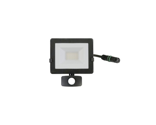 Proiector LED exterior MasterPlug 20W 1600 lumeni IP54, senzor de mișcare, lumină neutră
