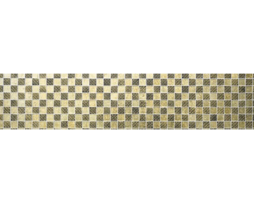 Plăci pătrate de mozaic din sticlă în model de tablă de șah