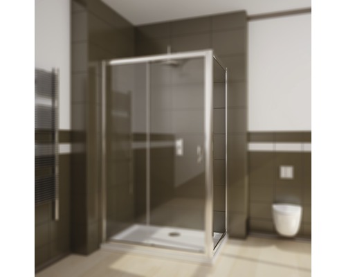 Perete lateral pentru cabină duș Radaway Premium Plus S, 90x190 cm, sticlă securizată transparentă