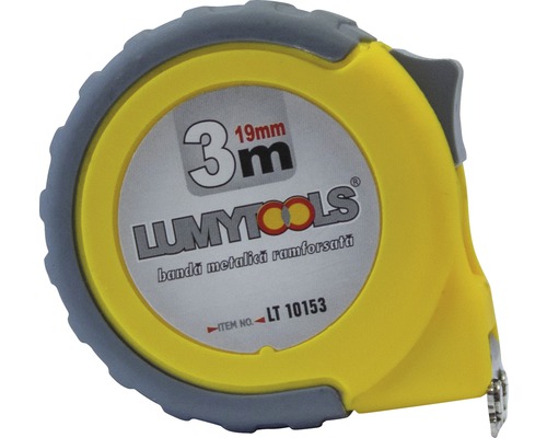 Ruletă galbenă de 3 metri Lumy Tools