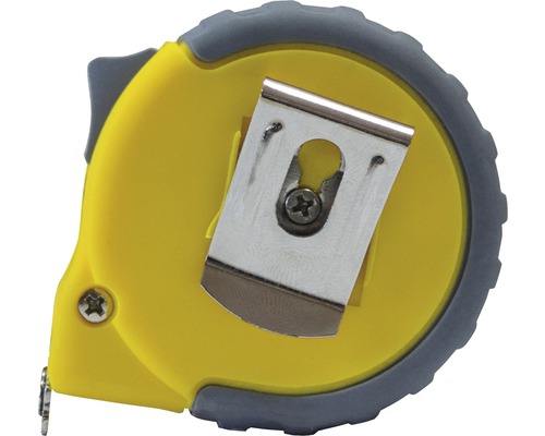 Ruletă galbenă cu clemă de fixare