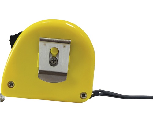 Ruletă galbenă cu clemă de curea