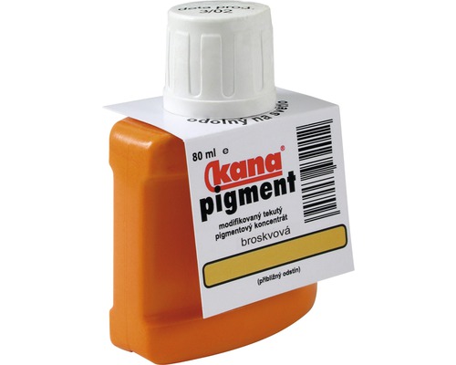 Pigment culoare Kana portocaliu piersică 80 ml Kana Pigment concentrat de pigment lichid într-o sticlă de 80 ml