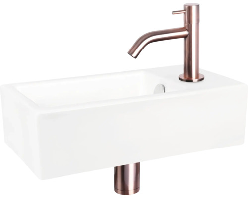 Chiuvetă de blat dreptunghiulară cu robinet
