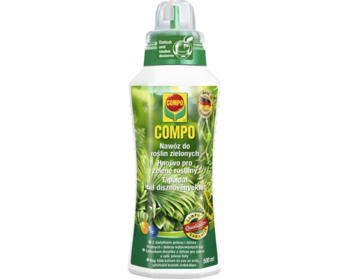 Fertilizator lichid pentru plante verzi Compo 500 ml Îngrășământ lichid COMPO pentru plante verzi în flacon de 500 ml