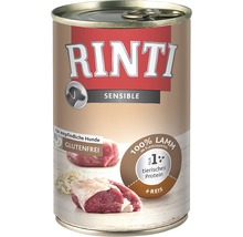 Hrană umedă pentru câini Rinti Sensible cu miel și orez 400 g-thumb-1