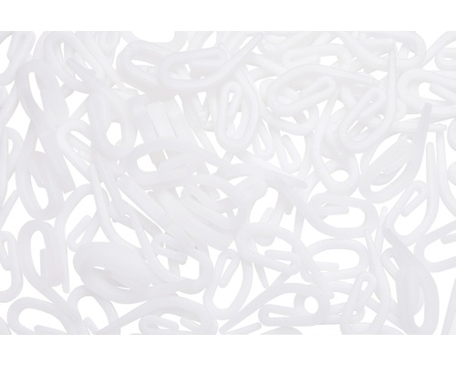 Cârlige pentru perdele din plastic