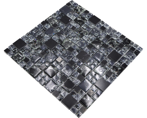 Placă de mozaic cu aspect de sticlă și piatră