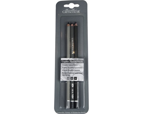 Set 3 creioane grafit acuarelabile