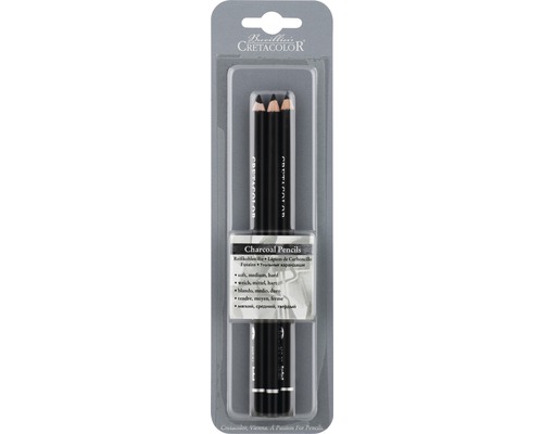 Set 3 creioane cărbune Cretacolor