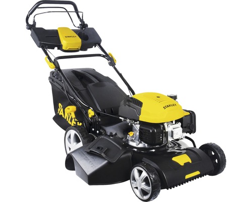 Mașină de tuns iarba pe benzină Stanley 3,4 CP 2,5 kW, lățime de tăiere 46cm, pentru până la 2000 m² Mașină de tuns iarba pe benzină Stanley 3,4 CP 2,5 kW, lățime de tăiere 46cm, pentru până la 2000 m²
