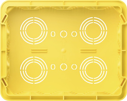 Inserție galbenă pentru instalație electrică