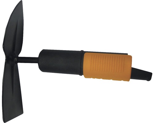 Săpăligă dublă pentru alee Fiskars QuikFit, lățime de lucru 5,5 cm, fără coadă Unealtă de grădinărit cu sapă dublă și mâner