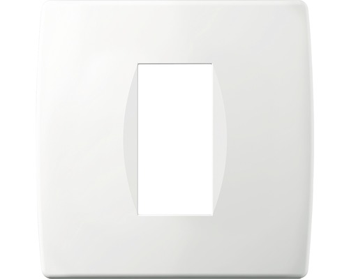 Ramă aparataje TEM Soft 1 modul, alb